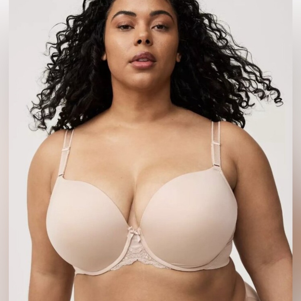Torrid Curve perfect t-shirt bra - rose dust - 42DD